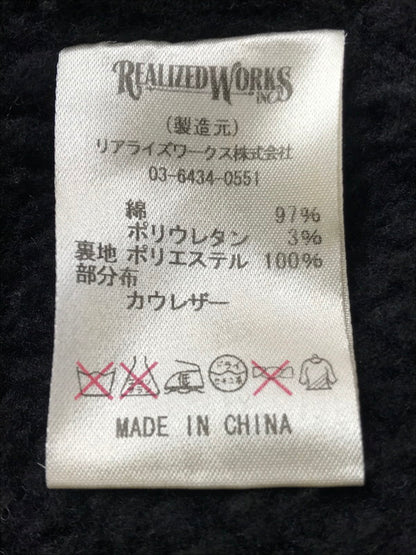 【中古品】【メンズ】 THE CRIMIE ザ クライミー FLEECE-LINED DECK JACKET 裏ボア デッキジャケット アウター 142-260822-rt-28-tagh サイズ：S カラー：ブラック 万代Net店