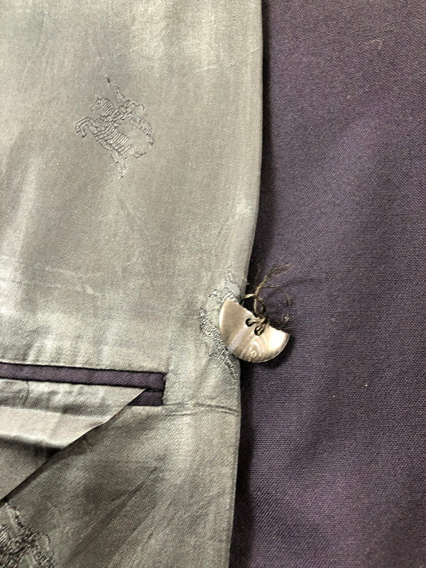 【現状渡し品】【メンズ】 BURBERRYS バーバリーズ 6B W BLAZER 6B ダブル 紺ブレザージャケット 金ボタン テーラードジャケット 146-261001-na-27-tagh サイズ：サイズ表記なし 下記参照 カラー：ネイビー 万代Net店