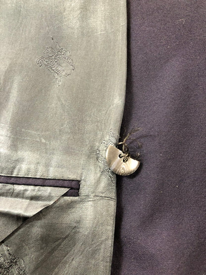 【現状渡し品】【メンズ】 BURBERRYS バーバリーズ 6B W BLAZER 6B ダブル 紺ブレザージャケット 金ボタン テーラードジャケット 146-261001-na-27-tagh サイズ：サイズ表記なし 下記参照 カラー：ネイビー 万代Net店