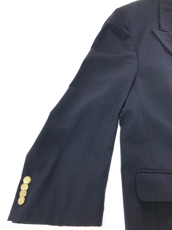 【現状渡し品】【メンズ】 BURBERRYS バーバリーズ 6B W BLAZER 6B ダブル 紺ブレザージャケット 金ボタン テーラードジャケット 146-261001-na-27-tagh サイズ：サイズ表記なし 下記参照 カラー：ネイビー 万代Net店