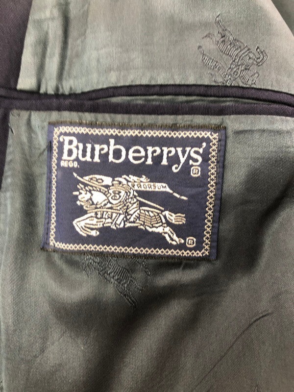 【現状渡し品】【メンズ】 BURBERRYS バーバリーズ 6B W BLAZER 6B ダブル 紺ブレザージャケット 金ボタン テーラードジャケット 146-261001-na-27-tagh サイズ：サイズ表記なし 下記参照 カラー：ネイビー 万代Net店
