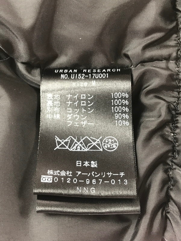 【現状渡し品】【メンズ】 NANGA ナンガ × URBAN RESEARCH アーバンリサーチ ID AURORA 3LAYER DOWN BLOUSON UI52-17U001 オーロラ ダウン ジャケット アウター 144-260901-na-10-tagh サイズ：M カラー：ブラック 万代Net店