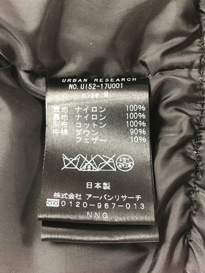 【現状渡し品】【メンズ】 NANGA ナンガ × URBAN RESEARCH アーバンリサーチ ID AURORA 3LAYER DOWN BLOUSON UI52-17U001 オーロラ ダウン ジャケット アウター 144-260901-na-10-tagh サイズ：M カラー：ブラック 万代Net店