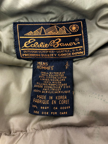 【メンズ】 EDDIE BAUER 80S 黒タグ GOOSE DOWN JACKET 80年代 グース ダウンジャケット アウター 146-260525-ki-13-tagh サイズ：S カラー：グリーン 万代Net店