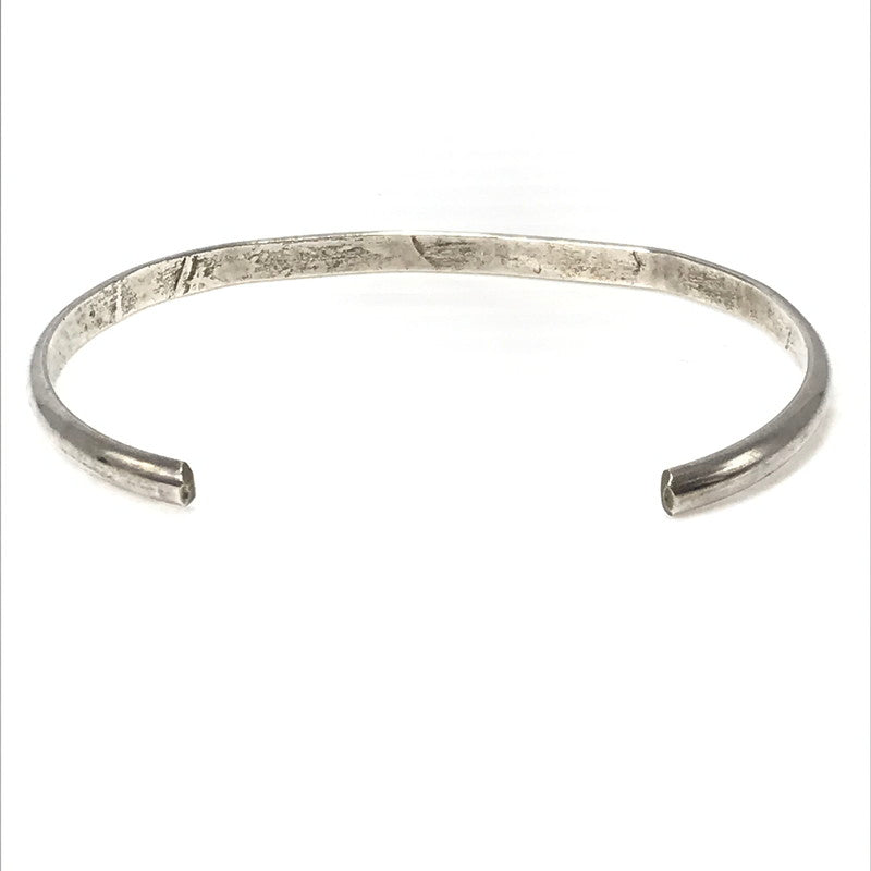【現状渡し品】【メンズ】 NAVAJO ナバホ族 STERLING スタンプワーク バングル アクセサリー 191-260624-na-09-tagh カラー：シルバー 万代Net店