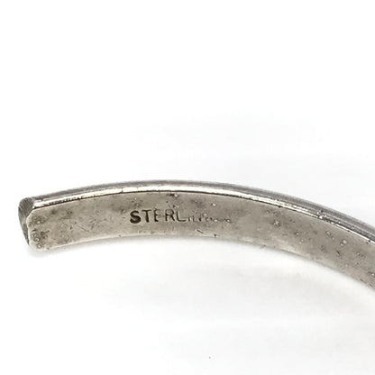 【現状渡し品】【メンズ】 NAVAJO ナバホ族 STERLING スタンプワーク バングル アクセサリー 191-260624-na-09-tagh カラー：シルバー 万代Net店