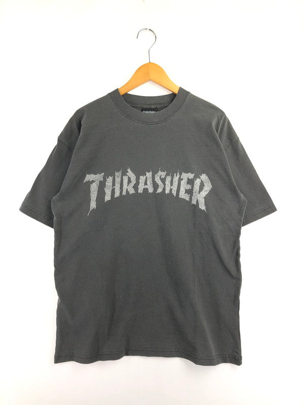 【中古品】【メンズ】 THRASHER スラッシャー S/S T-SHIRT ショートスリーブ Tシャツ 半袖 Tシャツ トップス 150-260709-rt-23-tag サイズ：M カラー：ブラック 万代Net店
