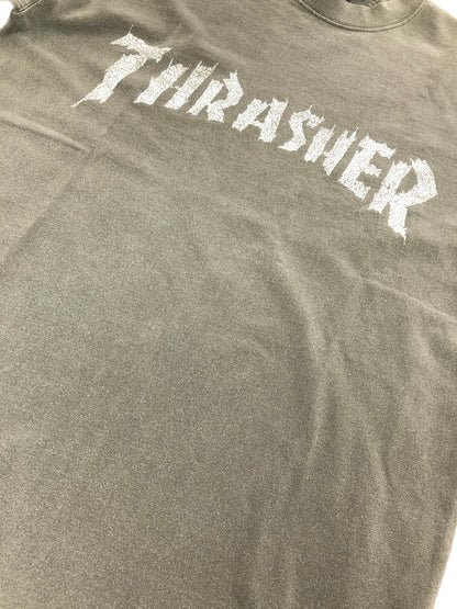 【中古品】【メンズ】 THRASHER スラッシャー S/S T-SHIRT ショートスリーブ Tシャツ 半袖 Tシャツ トップス 150-260709-rt-23-tag サイズ：M カラー：ブラック 万代Net店