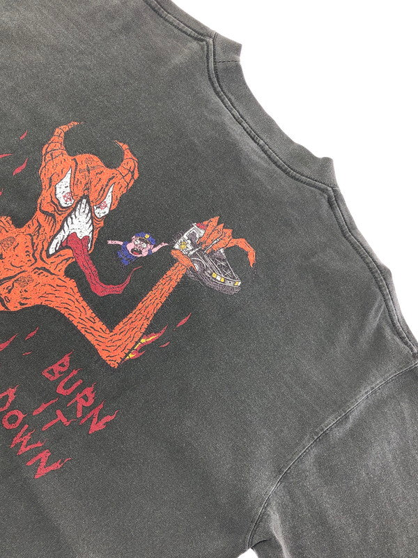 【中古品】【メンズ】 THRASHER スラッシャー S/S T-SHIRT ショートスリーブ Tシャツ 半袖 Tシャツ トップス 150-260709-rt-23-tag サイズ：M カラー：ブラック 万代Net店
