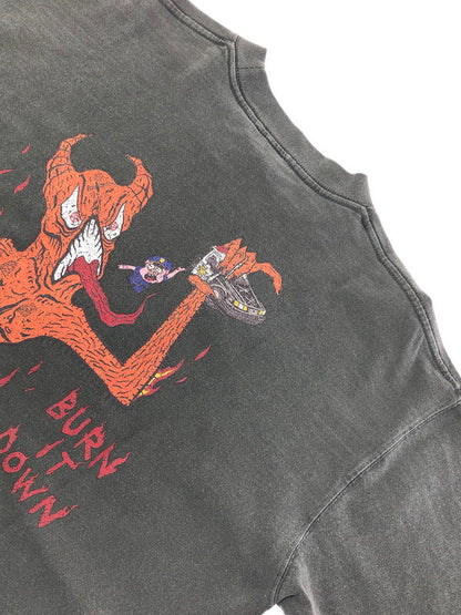 【中古品】【メンズ】 THRASHER スラッシャー S/S T-SHIRT ショートスリーブ Tシャツ 半袖 Tシャツ トップス 150-260709-rt-23-tag サイズ：M カラー：ブラック 万代Net店