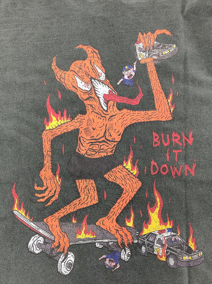 【中古品】【メンズ】 THRASHER スラッシャー S/S T-SHIRT ショートスリーブ Tシャツ 半袖 Tシャツ トップス 150-260709-rt-23-tag サイズ：M カラー：ブラック 万代Net店