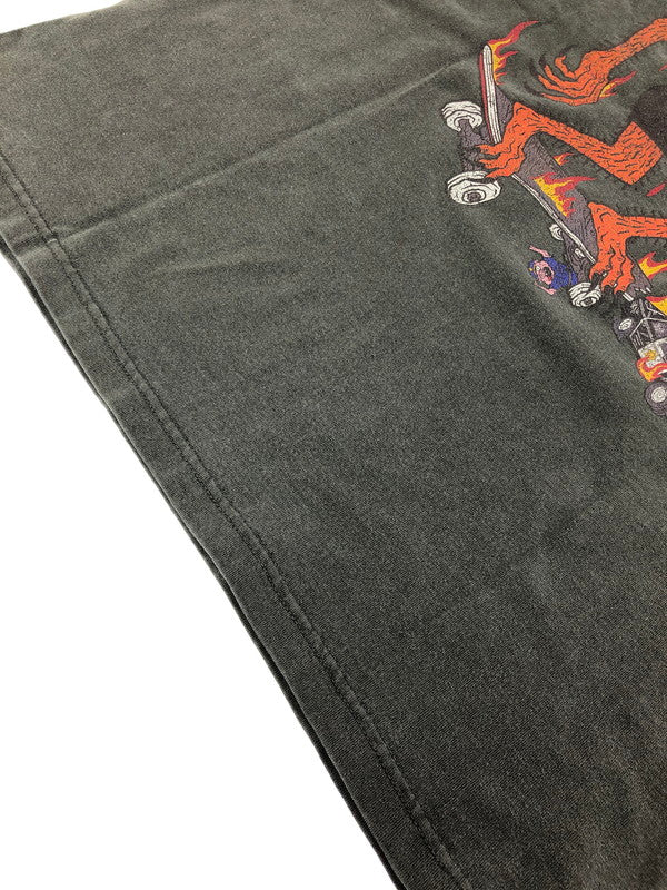 【中古品】【メンズ】 THRASHER スラッシャー S/S T-SHIRT ショートスリーブ Tシャツ 半袖 Tシャツ トップス 150-260709-rt-23-tag サイズ：M カラー：ブラック 万代Net店