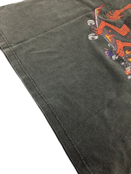 【中古品】【メンズ】 THRASHER スラッシャー S/S T-SHIRT ショートスリーブ Tシャツ 半袖 Tシャツ トップス 150-260709-rt-23-tag サイズ：M カラー：ブラック 万代Net店