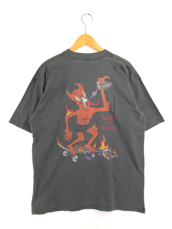 【中古品】【メンズ】 THRASHER スラッシャー S/S T-SHIRT ショートスリーブ Tシャツ 半袖 Tシャツ トップス 150-260709-rt-23-tag サイズ：M カラー：ブラック 万代Net店
