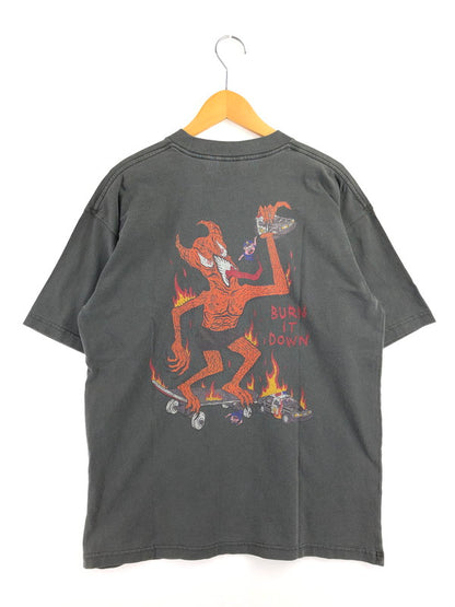 【中古品】【メンズ】 THRASHER スラッシャー S/S T-SHIRT ショートスリーブ Tシャツ 半袖 Tシャツ トップス 150-260709-rt-23-tag サイズ：M カラー：ブラック 万代Net店