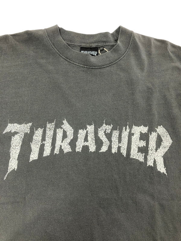 【中古品】【メンズ】 THRASHER スラッシャー S/S T-SHIRT ショートスリーブ Tシャツ 半袖 Tシャツ トップス 150-260709-rt-23-tag サイズ：M カラー：ブラック 万代Net店