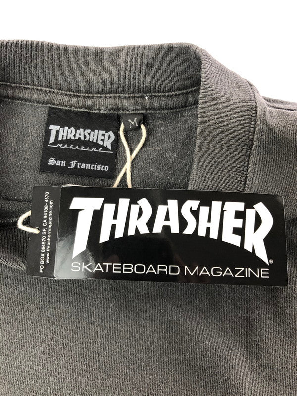 【中古品】【メンズ】 THRASHER スラッシャー S/S T-SHIRT ショートスリーブ Tシャツ 半袖 Tシャツ トップス 150-260709-rt-23-tag サイズ：M カラー：ブラック 万代Net店