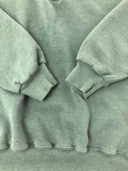 【中古品】【メンズ】 RUSSELL ラッセル MEXICO HALF ZIP PULLOVER SWEAT ハーフ ジップ プルオーバー スウェット 146-260505-rt-15-tag サイズ：L カラー：グリーン 万代Net店