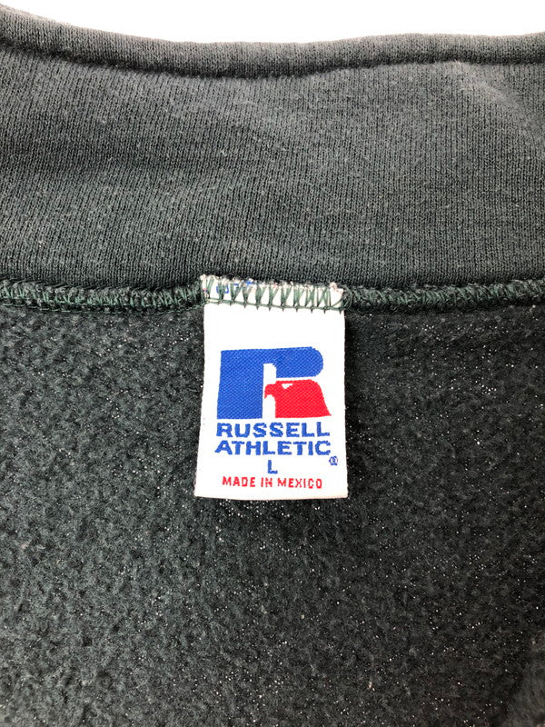 【中古品】【メンズ】 RUSSELL ラッセル MEXICO HALF ZIP PULLOVER SWEAT ハーフ ジップ プルオーバー スウェット 146-260505-rt-15-tag サイズ：L カラー：グリーン 万代Net店