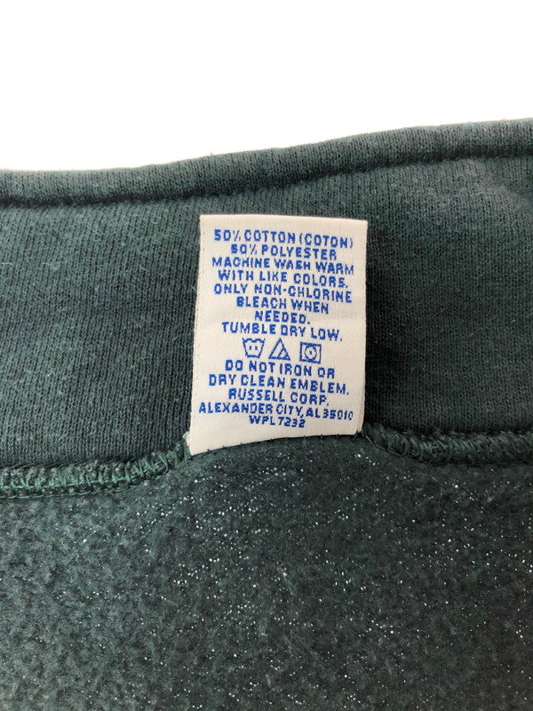 【中古品】【メンズ】 RUSSELL ラッセル MEXICO HALF ZIP PULLOVER SWEAT ハーフ ジップ プルオーバー スウェット 146-260505-rt-15-tag サイズ：L カラー：グリーン 万代Net店