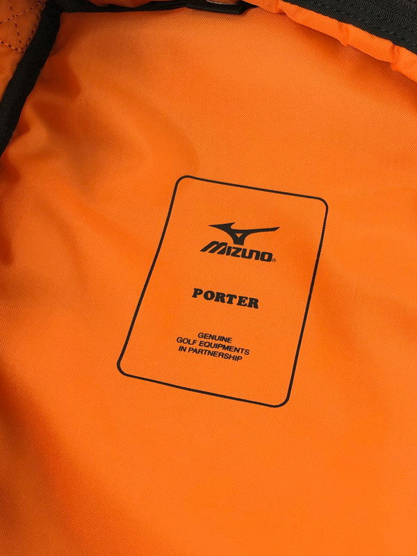 【中古品】【メンズ】 PORTER ポーター ×MIZUNO TANKER ミズノ タンカー GOLF BAG キャディバッグ ゴルフバッグ 吉田カバン 188-260716-rt-17-tagh カラー：ブラック 万代Net店