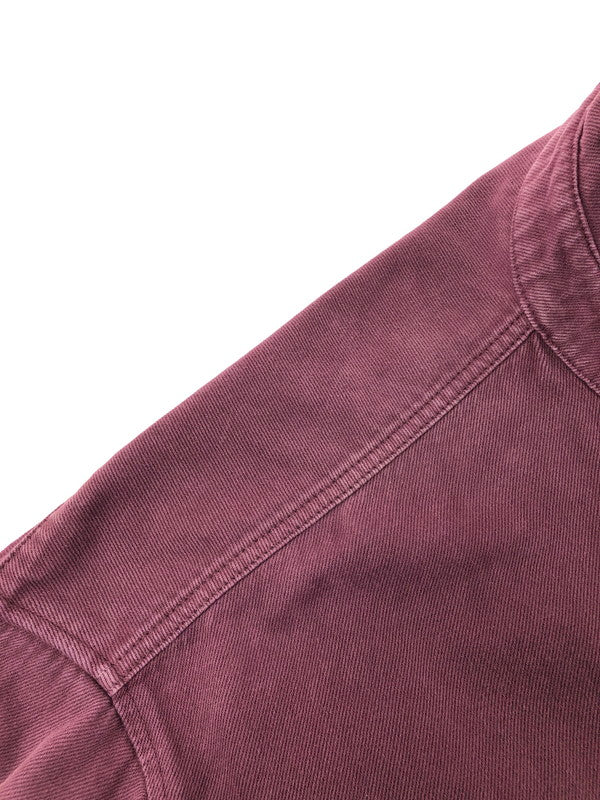 【中古品】【メンズ】 RAF SIMONS ラフシモンズ 22SS BIG FIT DENIM SHIRT 221-M243 国内正規 ビッグ フィット デニムシャツ トップス 141-260411-rt-12-tag カラー：バーガンディー 万代Net店
