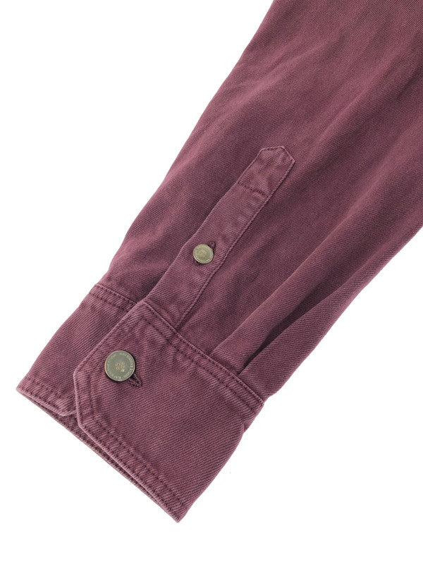 【中古品】【メンズ】 RAF SIMONS ラフシモンズ 22SS BIG FIT DENIM SHIRT 221-M243 国内正規 ビッグ フィット デニムシャツ トップス 141-260411-rt-12-tag カラー：バーガンディー 万代Net店