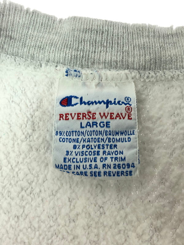 【中古品】【メンズ】 Champion チャンピオン 90's REVERSE WEAVE SNOW MASS SKI TEAM CREWNECK SWEAT 90年代 リバースウィーブ クルーネック スウェット USA製 刺繍タグ トレーナー 146-260411-rt-03-tag カラー：グレー 万代Net店