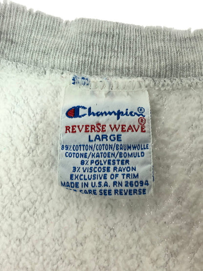 【中古品】【メンズ】 Champion チャンピオン 90's REVERSE WEAVE SNOW MASS SKI TEAM CREWNECK SWEAT 90年代 リバースウィーブ クルーネック スウェット USA製 刺繍タグ トレーナー 146-260411-rt-03-tag カラー：グレー 万代Net店