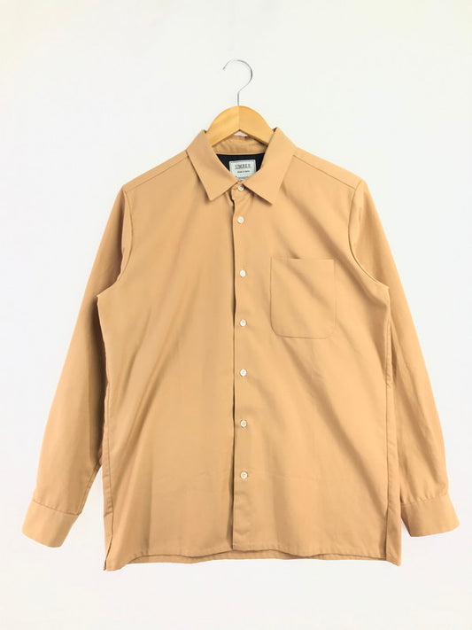 【中古品】【メンズ】 UMBER アンバー L/S SHIRT 76502-22 ポリレーヨン ロングスリーブ シャツ トップス 140-260522-rt-19-tagh サイズ：3 カラー：ベージュ 万代Net店