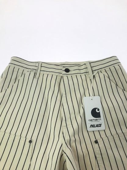 【中古品】【メンズ】 WIP ワークイン プログレス × PALACE パレス コラボ 23AW DOUBLE KNEE PANT I032718 ダブルニー パンツ ボトムス 153-260411-rt-17-tag カラー：ホワイト 万代Net店