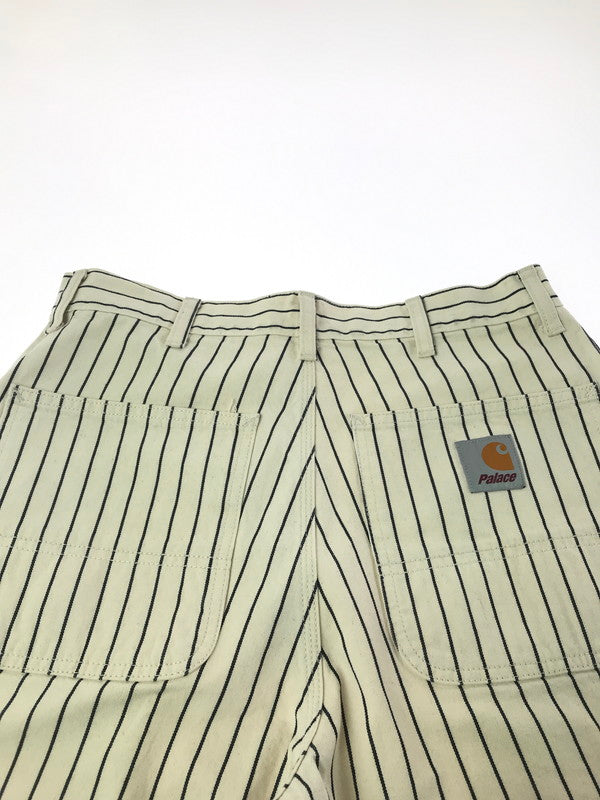 【中古品】【メンズ】 WIP ワークイン プログレス × PALACE パレス コラボ 23AW DOUBLE KNEE PANT I032718 ダブルニー パンツ ボトムス 153-260411-rt-17-tag カラー：ホワイト 万代Net店