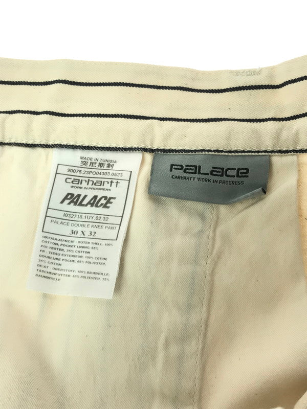【中古品】【メンズ】 WIP ワークイン プログレス × PALACE パレス コラボ 23AW DOUBLE KNEE PANT I032718 ダブルニー パンツ ボトムス 153-260411-rt-17-tag カラー：ホワイト 万代Net店