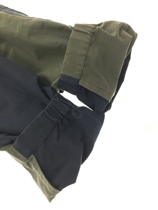 【中古品】【メンズ】 NAUTICA ノーティカ 3-TONE BLOUSON JACKET KHAKI NAVY IVORY 収納フード付き スリートーン ブルゾン ジャケット アウター 146-260822-rt-17-tagh サイズ：L カラー：マルチカラー 万代Net店
