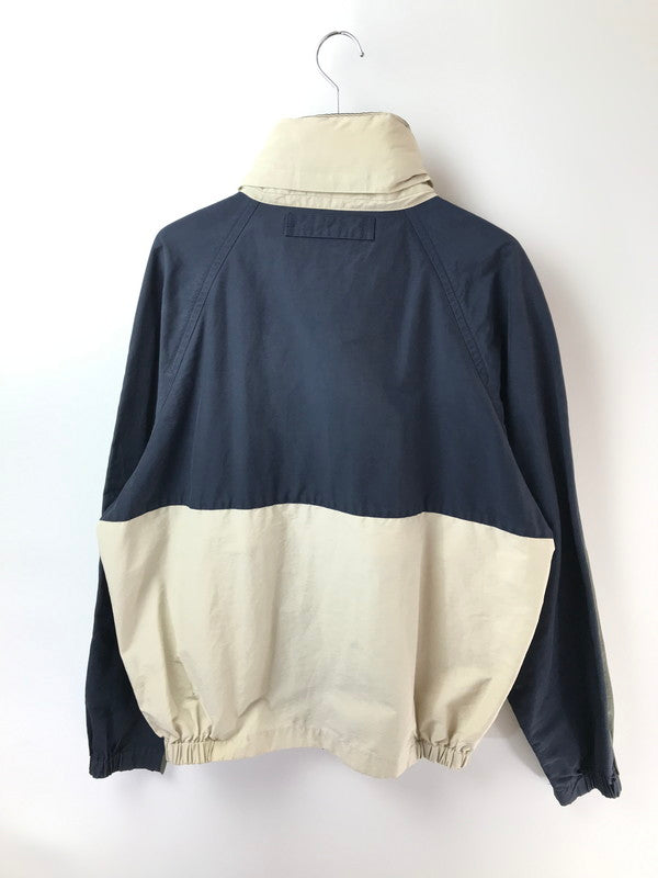 【中古品】【メンズ】 NAUTICA ノーティカ 3-TONE BLOUSON JACKET KHAKI NAVY IVORY 収納フード付き スリートーン ブルゾン ジャケット アウター 146-260822-rt-17-tagh サイズ：L カラー：マルチカラー 万代Net店