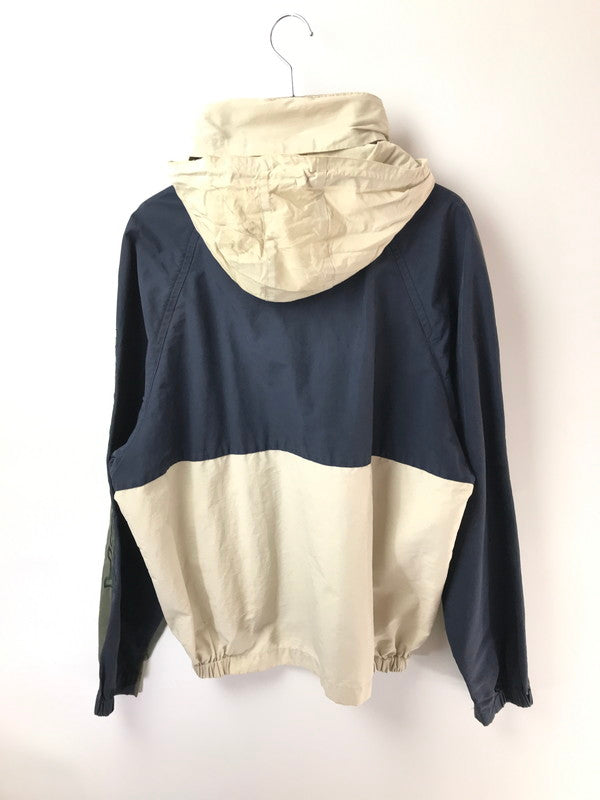 【中古品】【メンズ】 NAUTICA ノーティカ 3-TONE BLOUSON JACKET KHAKI NAVY IVORY 収納フード付き スリートーン ブルゾン ジャケット アウター 146-260822-rt-17-tagh サイズ：L カラー：マルチカラー 万代Net店