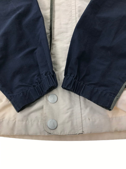 【中古品】【メンズ】 NAUTICA ノーティカ 3-TONE BLOUSON JACKET KHAKI NAVY IVORY 収納フード付き スリートーン ブルゾン ジャケット アウター 146-260822-rt-17-tagh サイズ：L カラー：マルチカラー 万代Net店