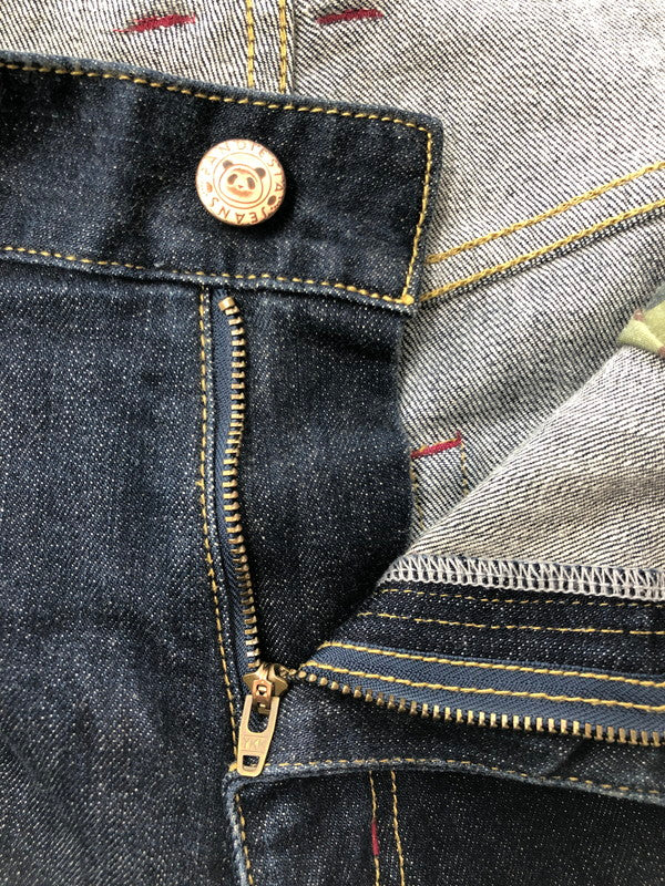 【中古品】【メンズ】 PANDIESTA パンディエスタ 錦パンダ 熊猫謹製 刺繍 赤耳 セルビッチ ストレッチデニムパンツ 595652 ジーンズ ボトムス 156-260528-ki-20-tagh サイズ：W36 カラー：インディゴ 万代Net店