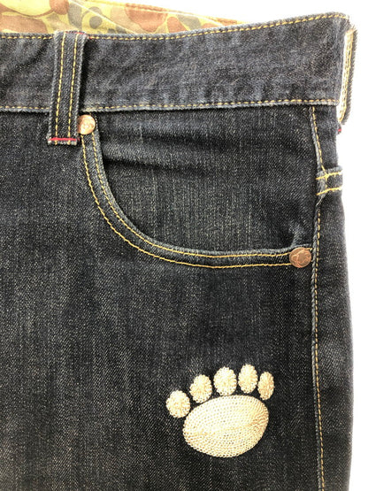 【中古品】【メンズ】 PANDIESTA パンディエスタ 錦パンダ 熊猫謹製 刺繍 赤耳 セルビッチ ストレッチデニムパンツ 595652 ジーンズ ボトムス 156-260528-ki-20-tagh サイズ：W36 カラー：インディゴ 万代Net店