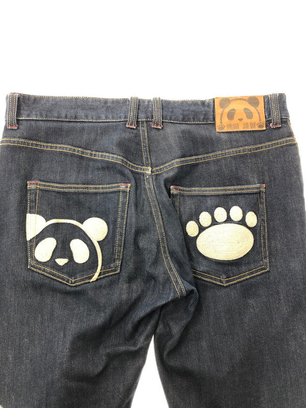 【中古品】【メンズ】 PANDIESTA パンディエスタ 錦パンダ 熊猫謹製 刺繍 赤耳 セルビッチ ストレッチデニムパンツ 595652 ジーンズ ボトムス 156-260528-ki-20-tagh サイズ：W36 カラー：インディゴ 万代Net店