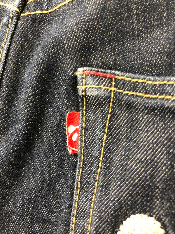【中古品】【メンズ】 PANDIESTA パンディエスタ 錦パンダ 熊猫謹製 刺繍 赤耳 セルビッチ ストレッチデニムパンツ 595652 ジーンズ ボトムス 156-260528-ki-20-tagh サイズ：W36 カラー：インディゴ 万代Net店