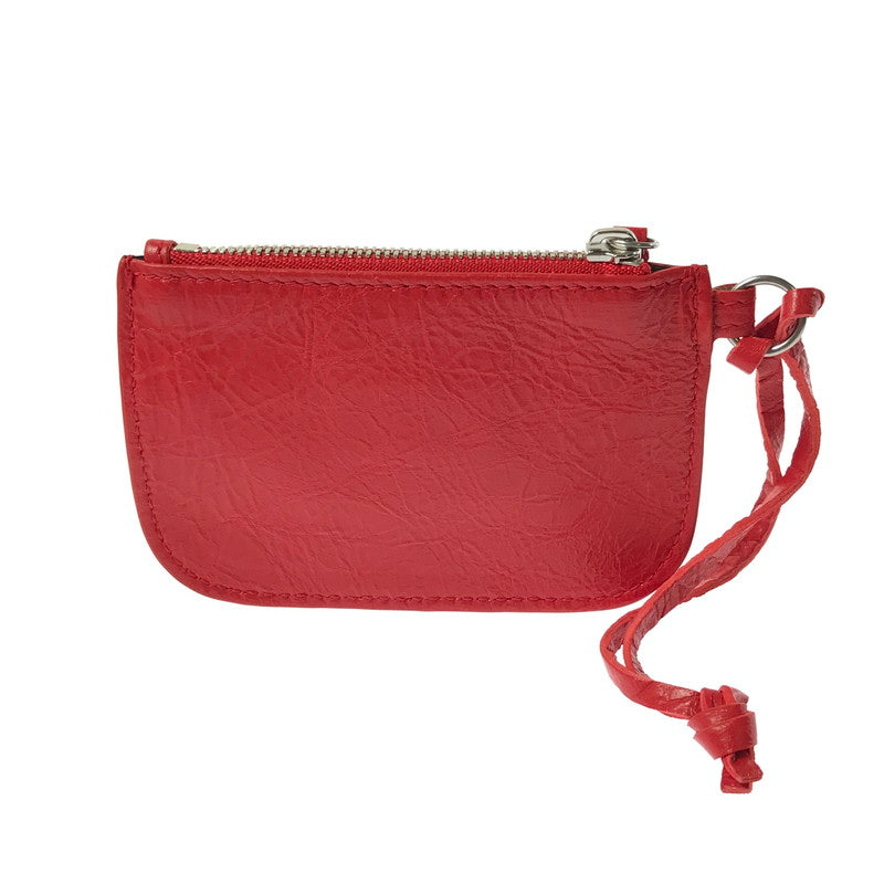 【中古美品】【メンズ】 BALENCIAGA バレンシアガ LE CAGOLE COIN & CARD CASE ル カゴール コイン＆カードケース 財布 181-260418-na-07-tagh カラー：レッド 万代Net店