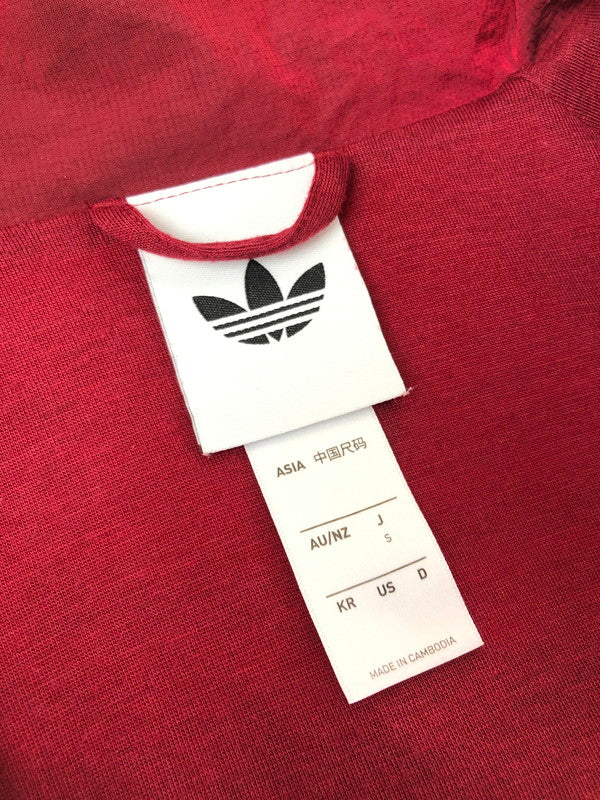【中古品】【メンズ】 adidas アディダス TERRACE ICON HALF ZIP JACKET JM9399 アーセナルFC テラス アイコン ハーフ ジップ ジャケット 148-260411-rt-10-tag カラー：レッド 万代Net店