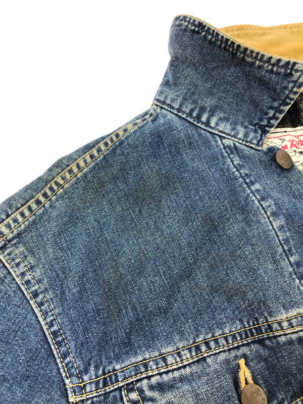 【現状渡し品】【メンズ】 Lee リー STORM RIDER ストーム ライダー 90's BLANKET LINER DENIM JACKET 90年代 ブランケット ライナー デニムジャケット Gジャン 146-260411-rt-15-tag カラー：ブルー 万代Net店
