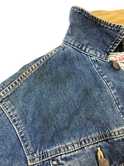 【現状渡し品】【メンズ】 Lee リー STORM RIDER ストーム ライダー 90's BLANKET LINER DENIM JACKET 90年代 ブランケット ライナー デニムジャケット Gジャン 146-260411-rt-15-tag カラー：ブルー 万代Net店