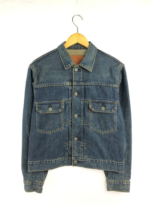 【中古品】【メンズ】 Levi's リーバイス 90's 2ND TYPE DENIM JACKET 71507-XX BIG-E 95年製 日本製 90年代 セカンド タイプ デニムジャケット Gジャン 146-260411-rt-14-tag カラー：ブルー 万代Net店