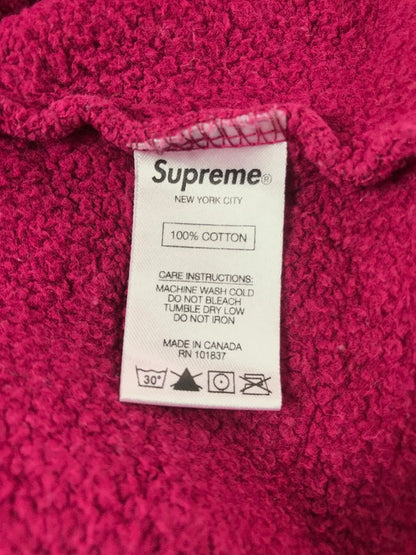 【中古品】【メンズ】 SUPREME シュプリーム 18AW MIKE KELLEY FRANKLIN SIGNING HOODED SWEATSHIRT マイク・ケリー・フランクリン サイン入り スウェットシャツ 149-260424-rt-26-tagh サイズ：XL カラー：バーガンディー 万代Net店