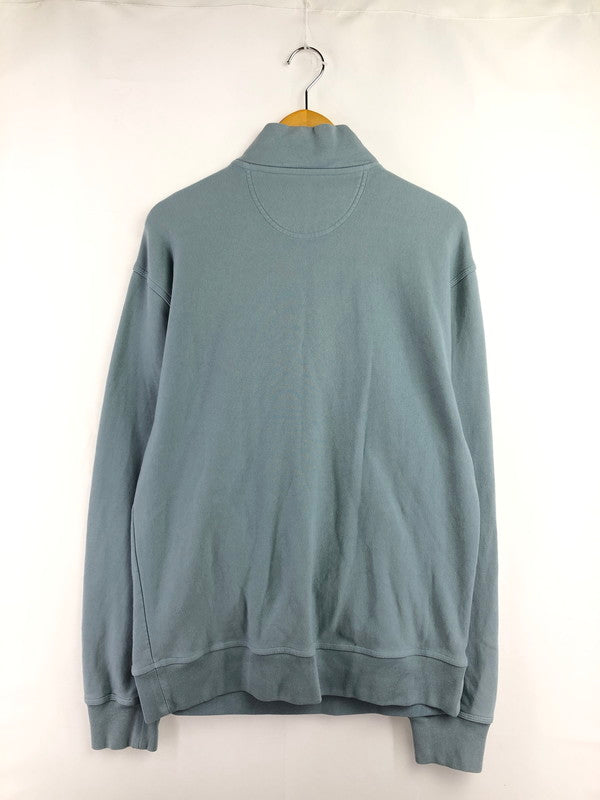【中古品】【メンズ】 STUSSY ステューシー HALF ZIP SWEAT 118418 ハーフ ジップ スウェット トップス 142-260411-rt-09-tag カラー：ライトブルー 万代Net店