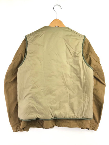 【中古品】【メンズ】 meanswhile ミーンズワイル 4WAY JACKET W-JKT17208 フォーウェイ ジャケット アウター 140-260416-rt-01-tag サイズ：M カラー：カーキ/ベージュ 万代Net店