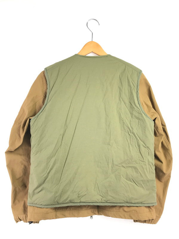 【中古品】【メンズ】 meanswhile ミーンズワイル 4WAY JACKET W-JKT17208 フォーウェイ ジャケット アウター 140-260416-rt-01-tag サイズ：M カラー：カーキ/ベージュ 万代Net店